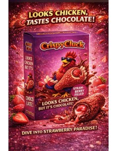 CRISPY CLUCK STRAWBERRY CRISPY 48 GR/18 PC